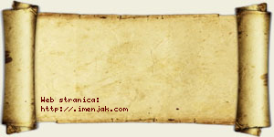 Tamara Jerinić vizit kartica